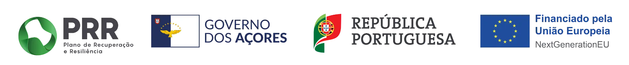 PRR - Governo dos Açores - República Portuguesa - Financiado pela União Europeia